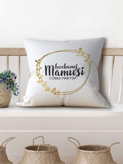 Poduszka personalizowana na Dzień Mamy Kochanej Mamusi