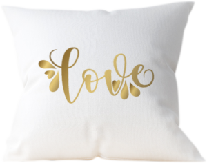 pomysł na walentynki poduszka personalizowana love